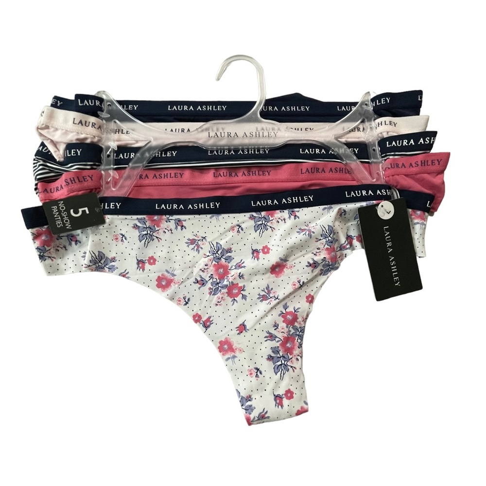 Laura Ashley 5 pack No-show panties Size Large - Picture 14 of 15